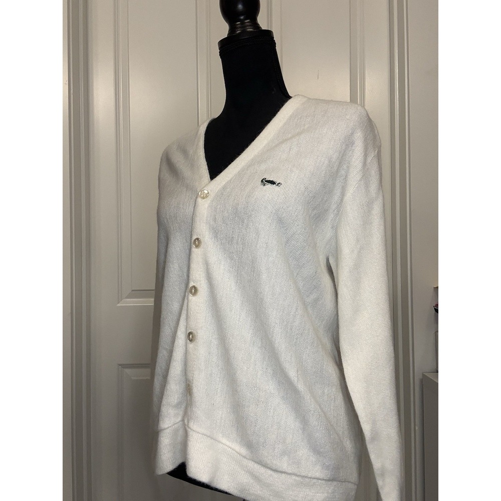 vintage 60s‎ cream knit cardigan by Tortuga - Size M